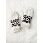 Cream & Speckled Mittens Accessories- Mittens PANACHE