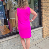 Crushed Magenta Harbour Dress Dresses DEAR SCARLETT