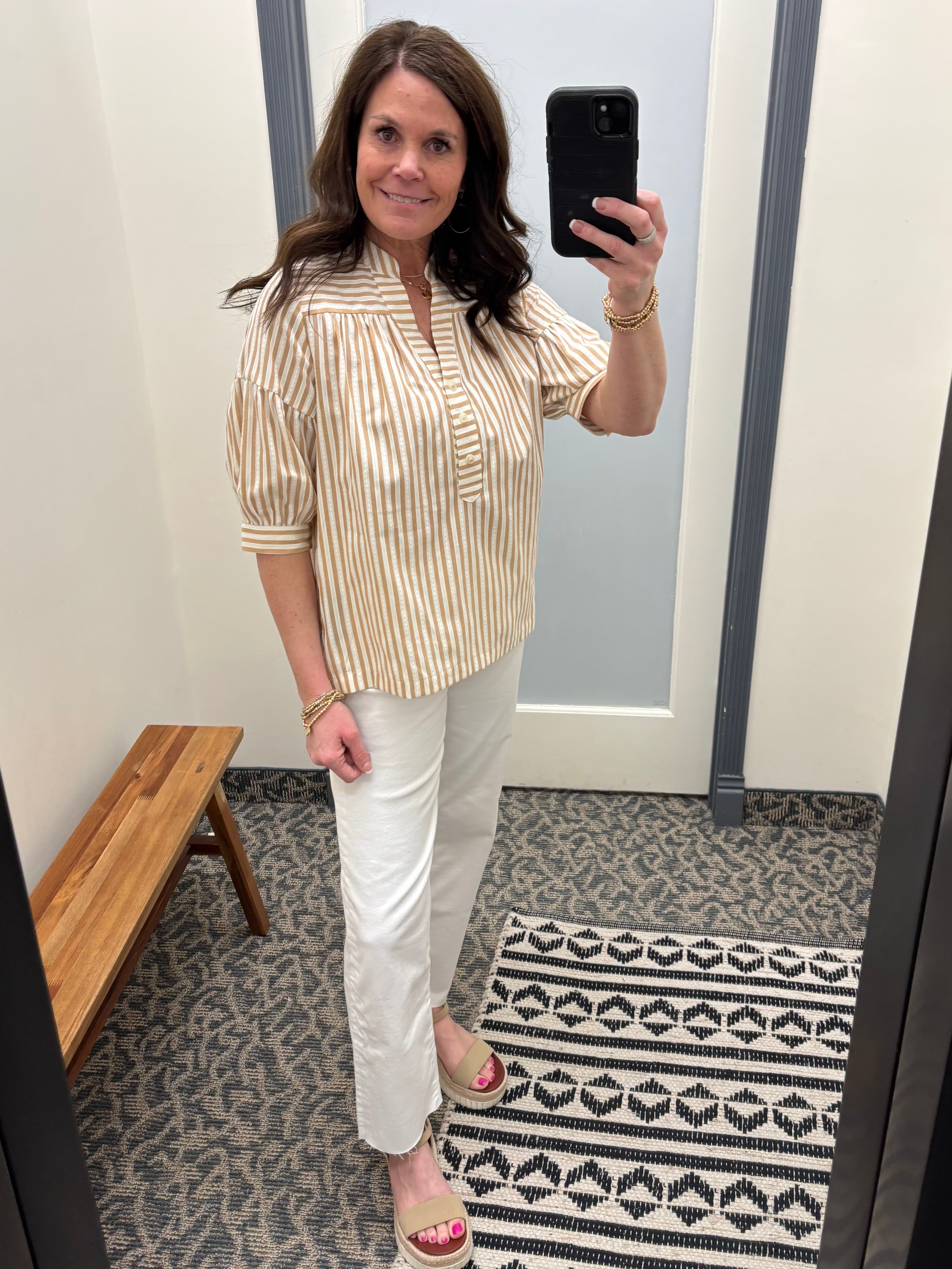 Optic White Avery Straight Jean Bottoms - Pants KUT FROM THE KLOTH