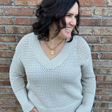 Cameron Crochet Sweater