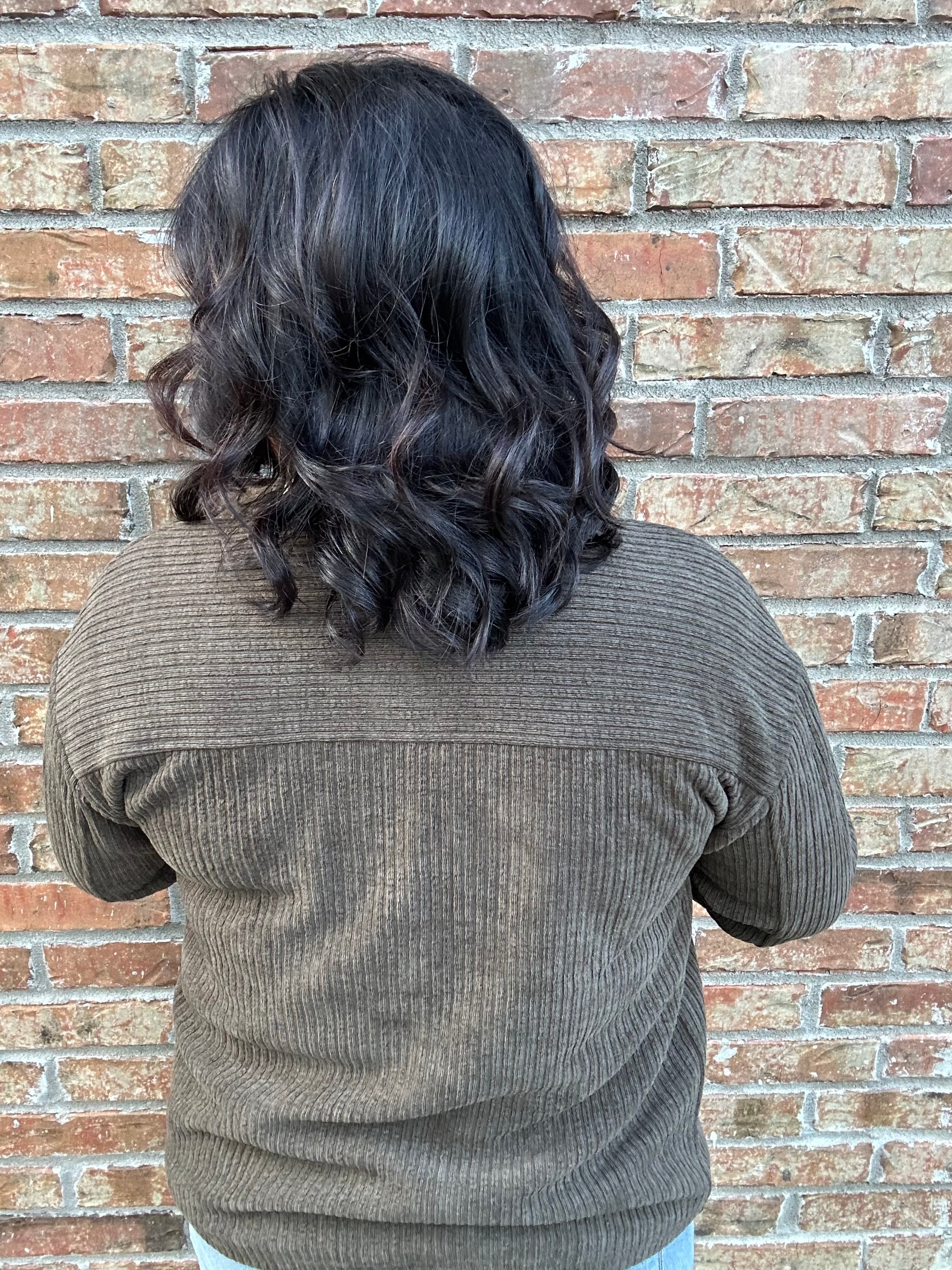 Olive Lined Shirt Jacket Outerwear- Jackets STACCATO