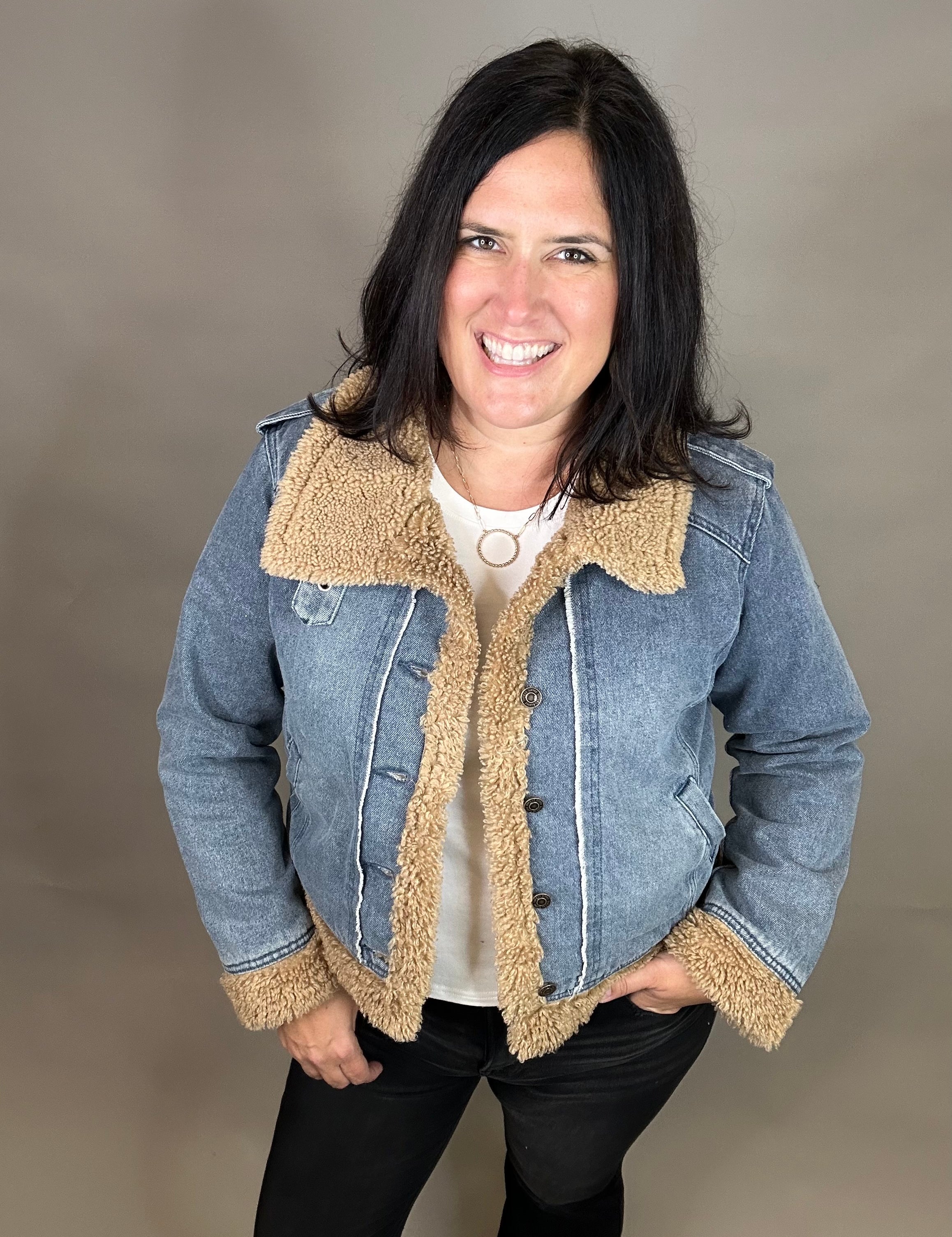 Medium Wash Henrietta Jacket Outerwear- Jackets THREAD & SUPPLY