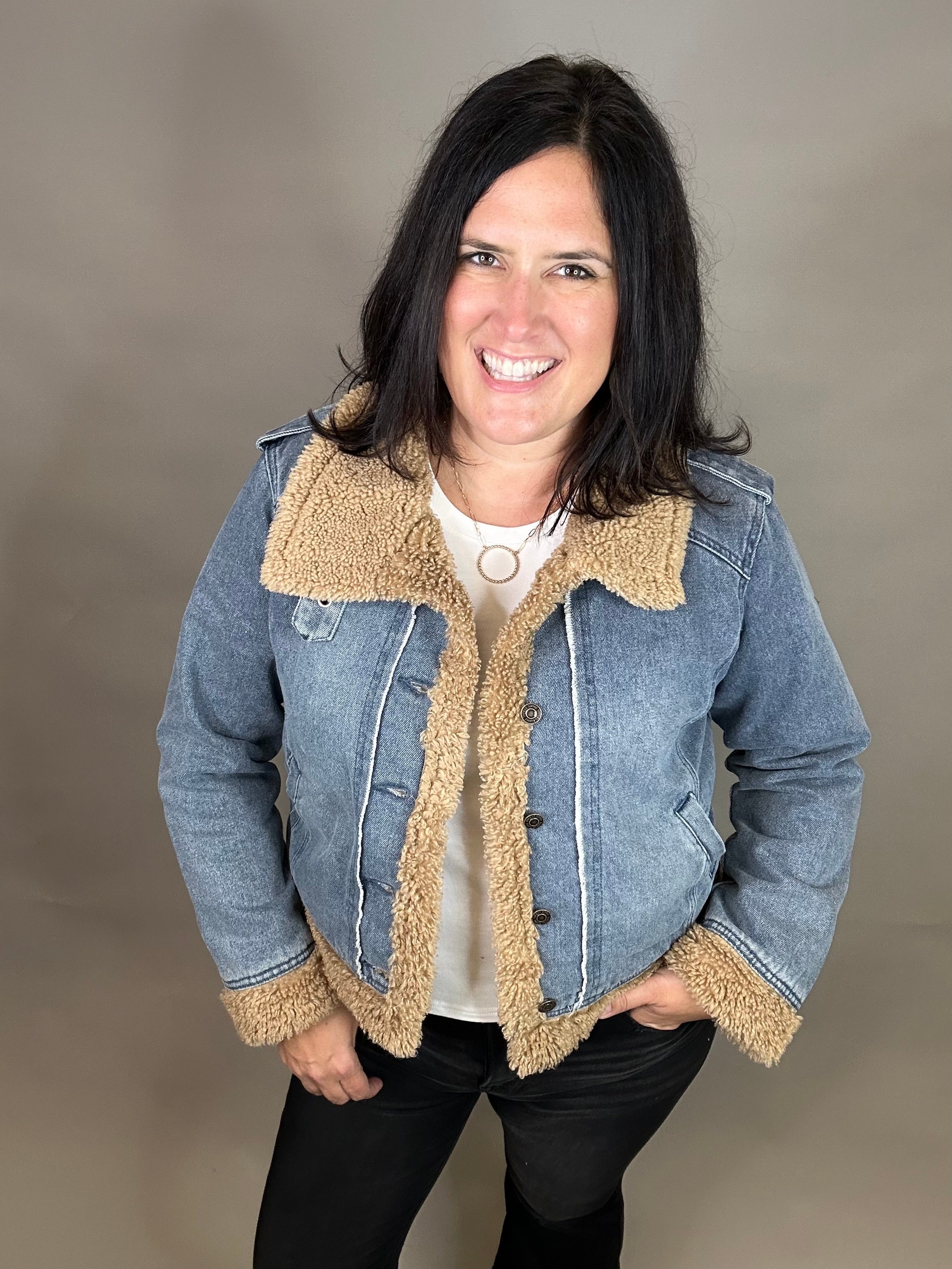 Medium Wash Henrietta Jacket Outerwear- Jackets THREAD & SUPPLY
