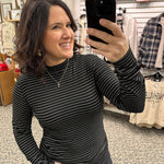 Black Silver Liz Top Top - Tee THREAD & SUPPLY