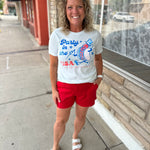 Party In The USA Graphic Tee Tops- Tees HRTandLUV
