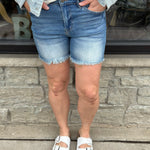 Medium Sea High Rise Shorts Bottoms - Shorts MICA DENIM