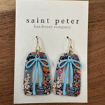Blue Bow/Floral Jewelry - Earrings St. Peter Hardware