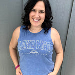 Blue Lake Life Mineral Tank Tops- Tanks OAT COLLECTIVE
