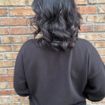 Black Cloudy Knit Long Sleeve Top Top - Sweatshirt TRES BIEN