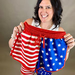All American Drawstring Everyday Shorts Bottoms - Shorts JESS LEA