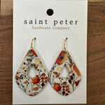 Rust & Gold Floral Fields Jewelry - Earrings St. Peter Hardware