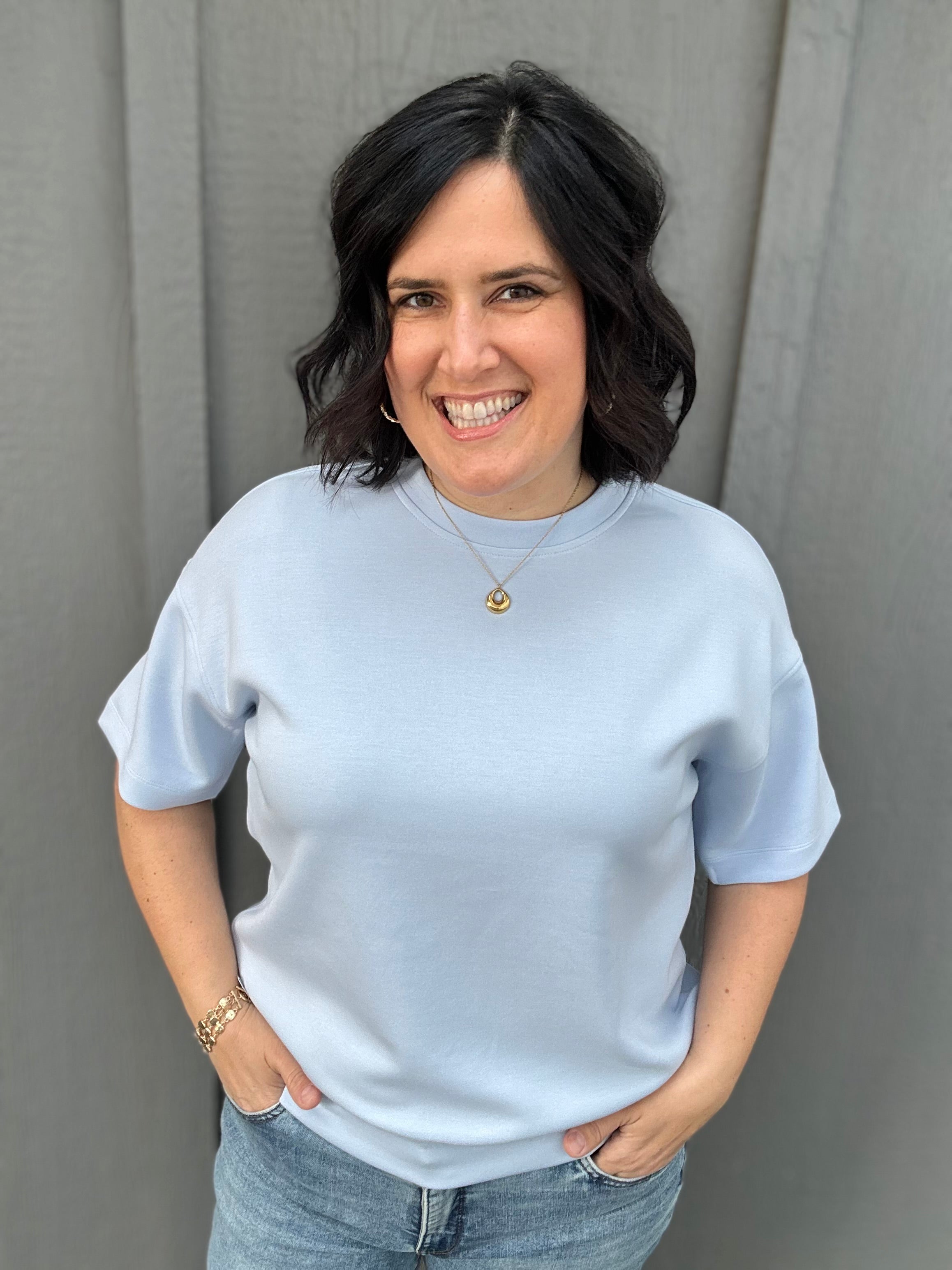 Frost Modal Short Sleeve Top Top - Tee RAE MODE