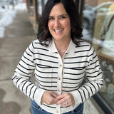 Ivory Black Clyde Jacket