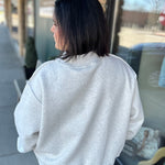Ash Grey Reversible Mock Neck Top - Sweatshirt BUCKETLIST