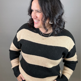 Cornell Dune Stripe Sweater