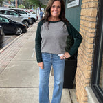 Flare Medium Wash Stretchy Jeans RISEN
