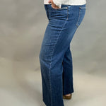 Inexhaustible Dark Wash Meg Jeans Bottom- Pants KUT FROM THE KLOTH