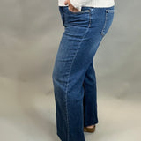 Inexhaustible Dark Wash Meg Jeans Bottom- Pants KUT FROM THE KLOTH