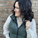 Iron Long Quilted Vest
