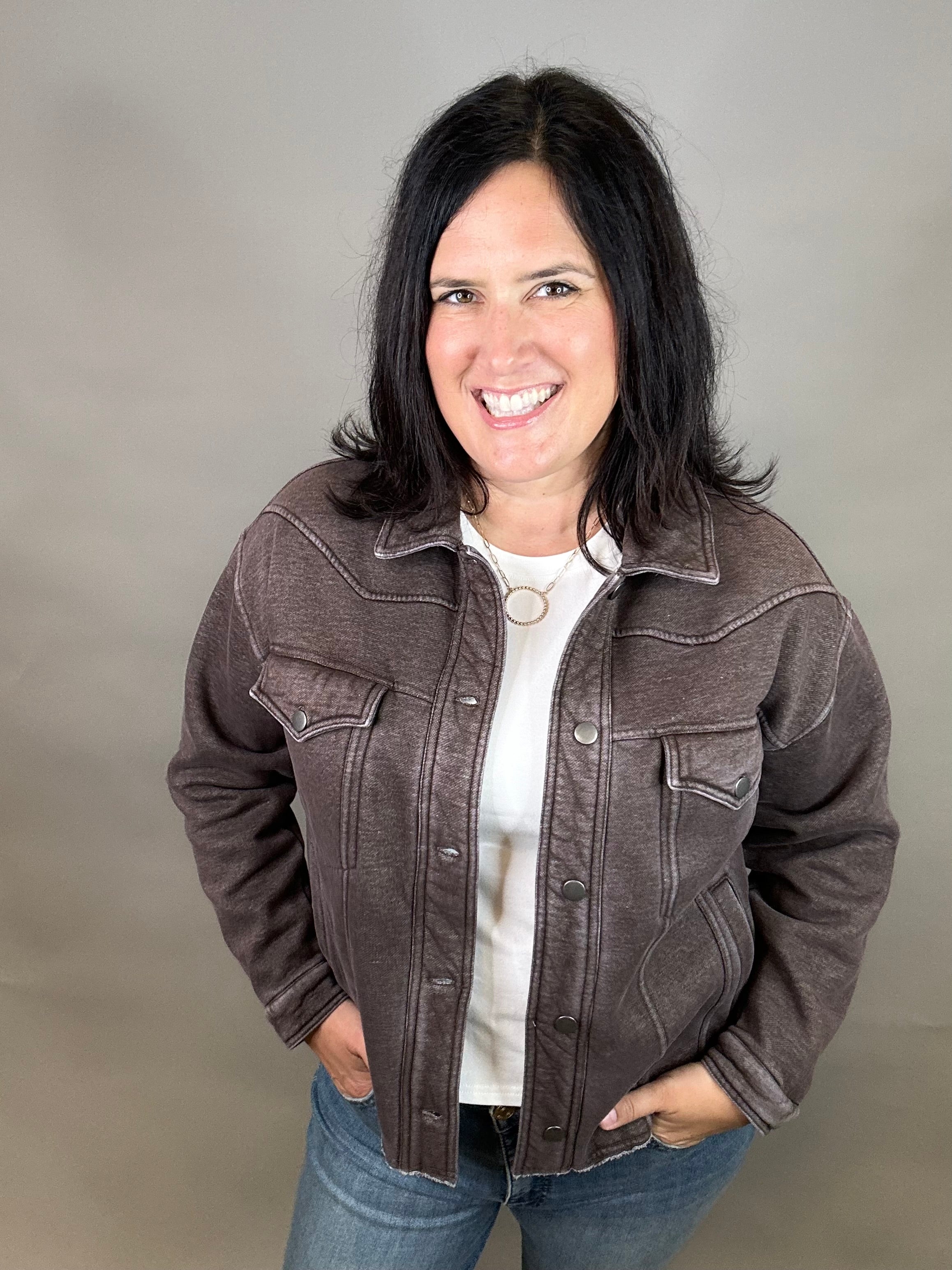 Coffee Bean Marion Jacket Outerwear- Jackets THREAD & SUPPLY