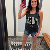 Black Lake Days Racerback Tank Tops- Tanks WINDMILL GYPSY