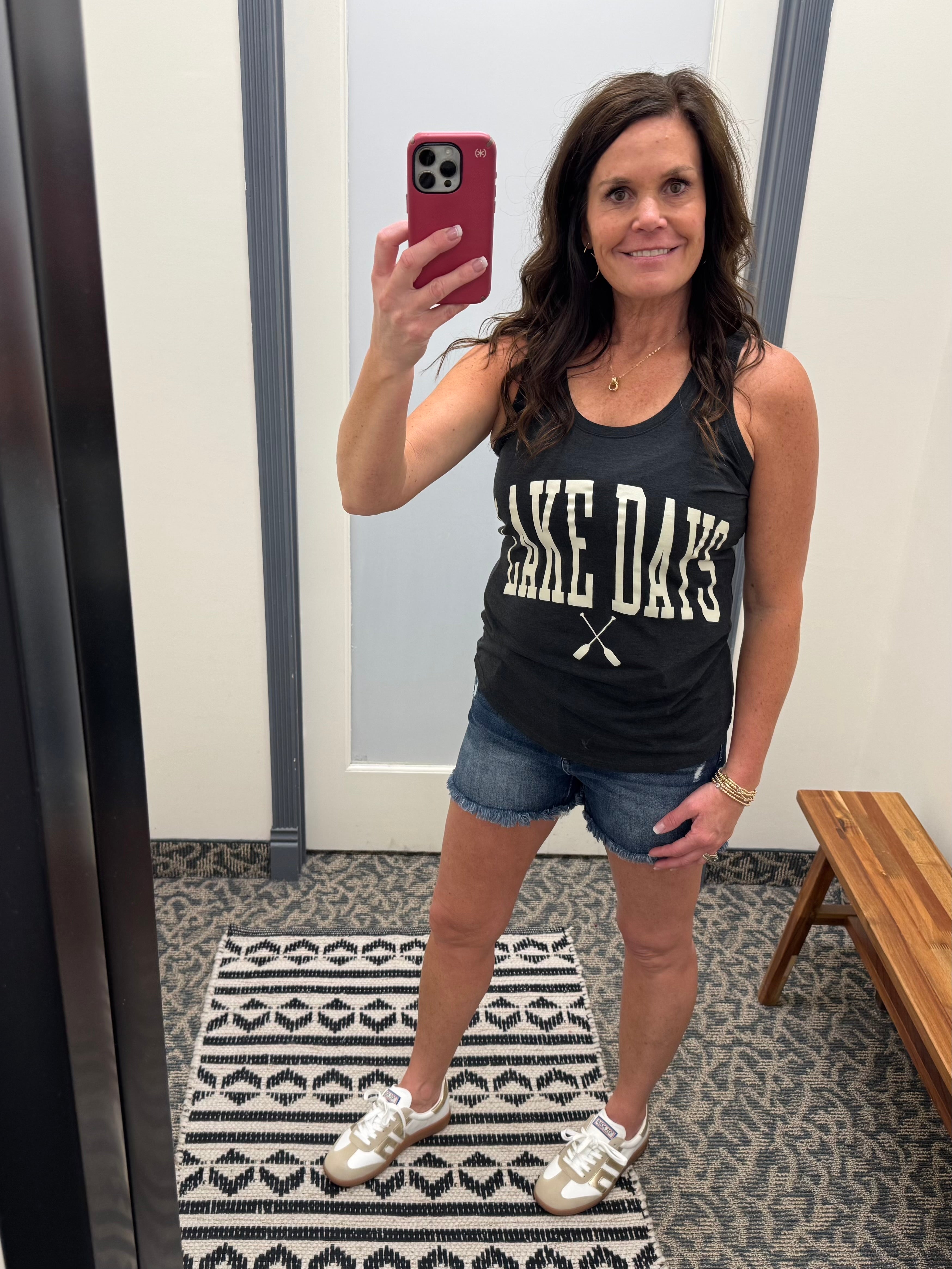 Black Lake Days Racerback Tank Tops- Tanks WINDMILL GYPSY