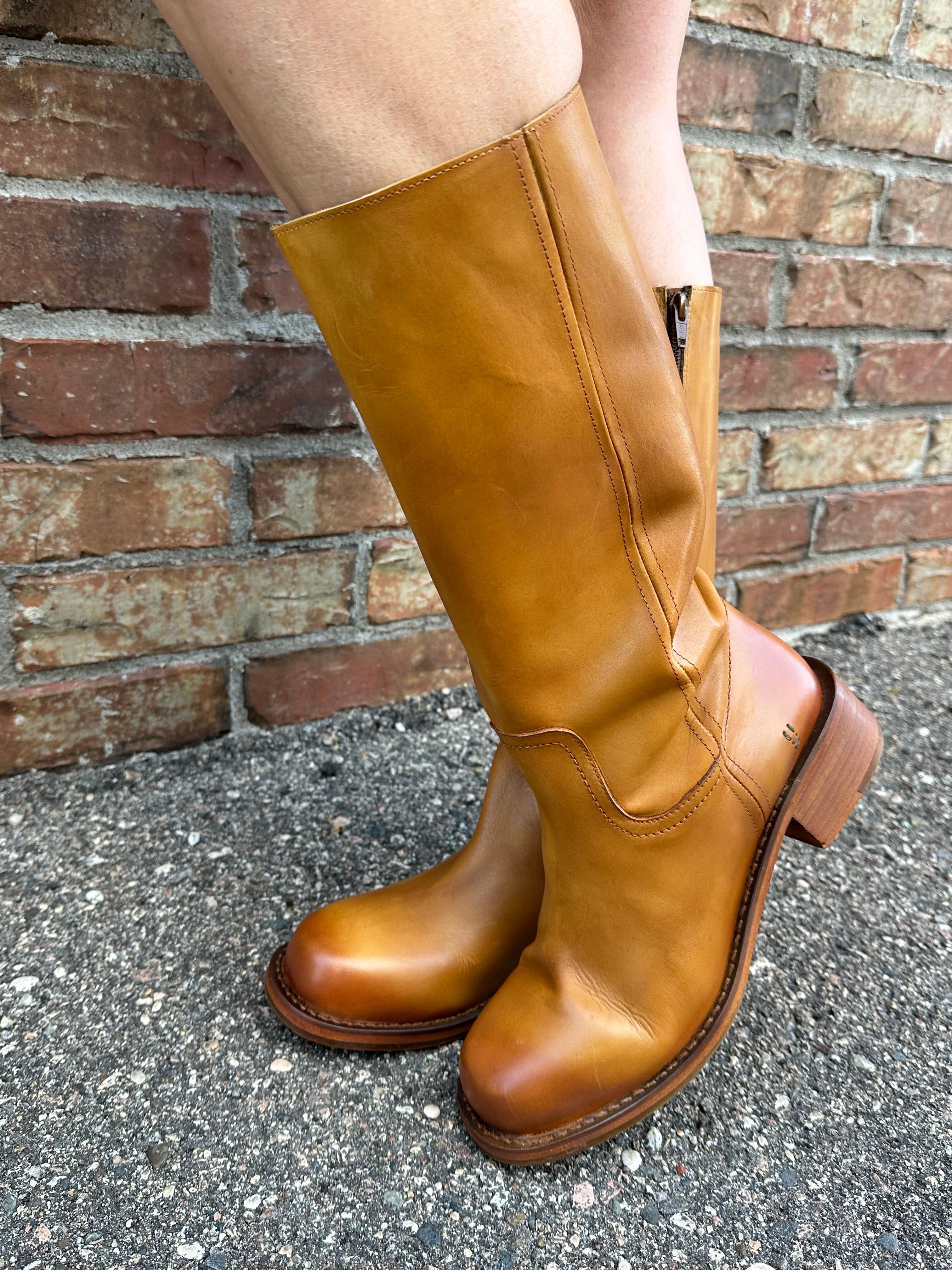 Froe Tan Distressed Boot- ROAN by Bed Stu Shoes- Boots & Booties BED STU