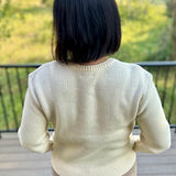Highland Ivory Taupe Duck Knit Sweater