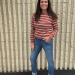 Rustic Brown and White Stacy Top Top - Tee THREAD & SUPPLY