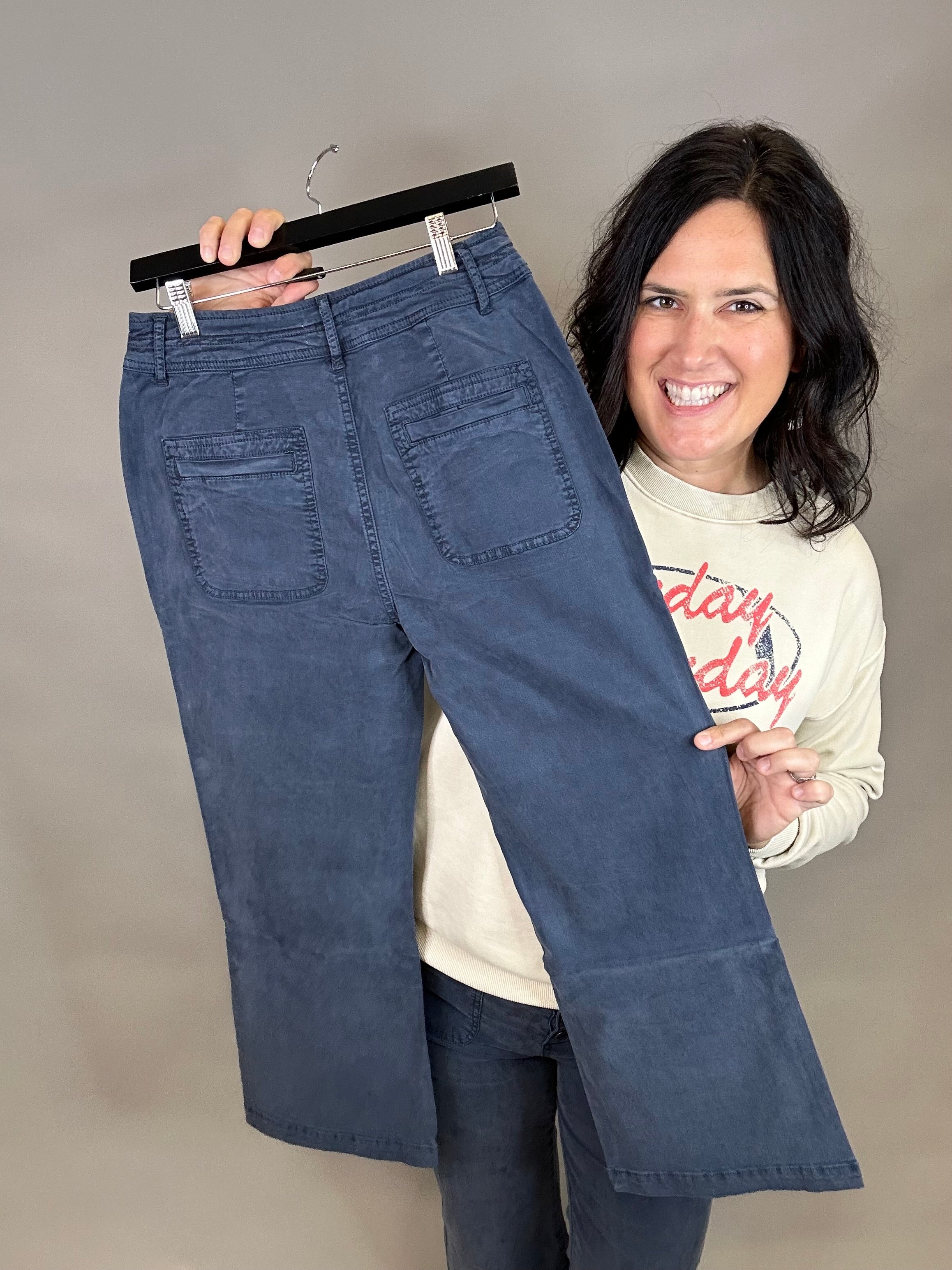 Midnight Navy Dana Pants Bottom- Pants THREAD & SUPPLY