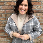 Grey Brown Jacqueline Jacket Outerwear- Jackets THREAD & SUPPLY