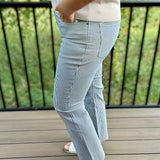 Navy/Ivory Kelsey Kick Flare Jeans