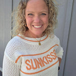 Sunkissed Open Knit Pullover Top - Sweater COZY CO.