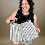 White Black Jane Shorts Bottoms - Shorts THREAD & SUPPLY