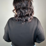 Black Seanni Soft Knit Pullover Top - Sweatshirt RD International