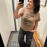 Western List Tee Top - Tee PANACHE