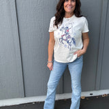 Cream Cowgirl Graphic Tee