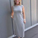 Ash Round Neck Maxi Dress Dresses GILLI