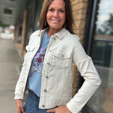Tyler Ecru Denim Jacket