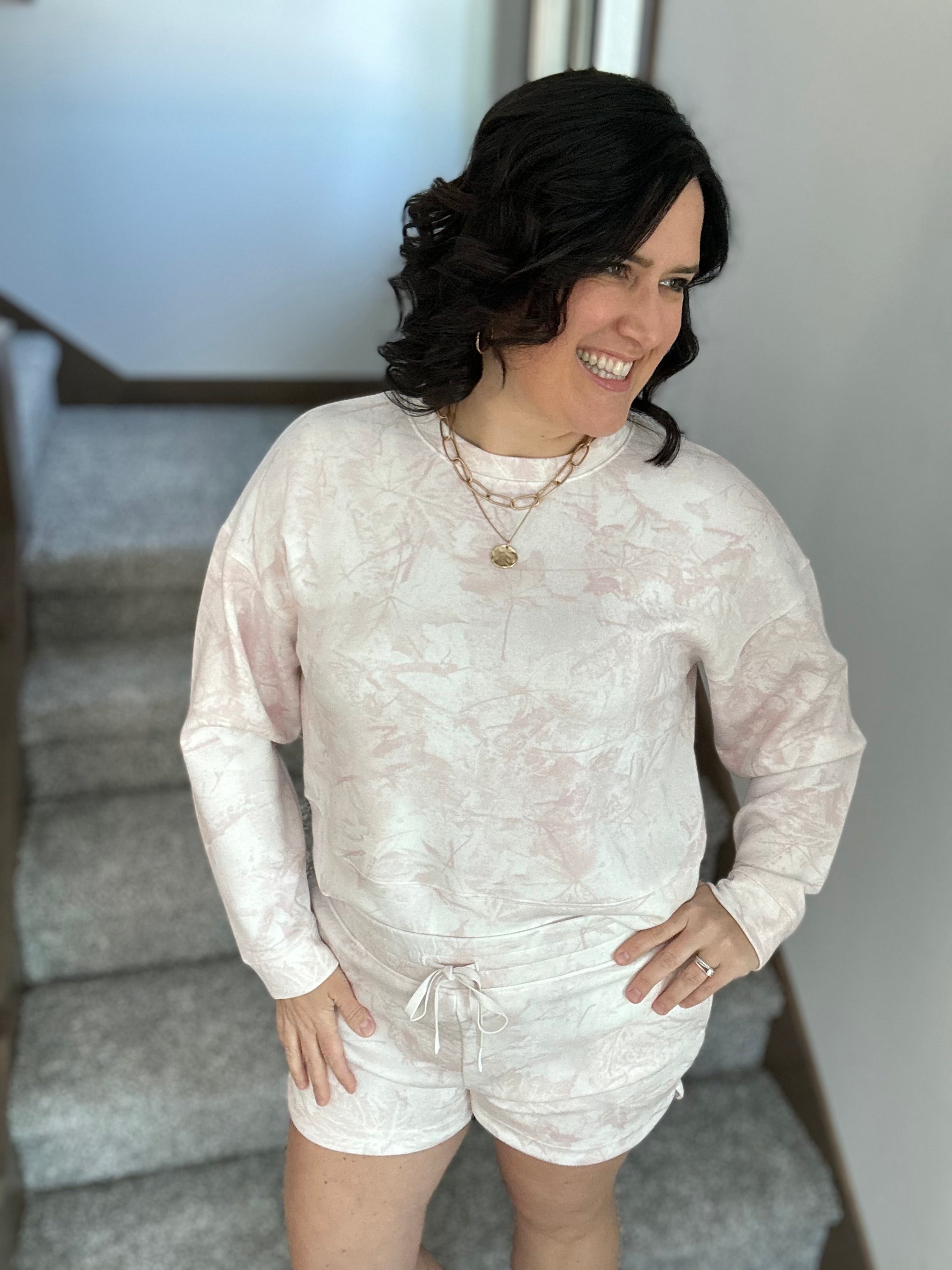 Camo Pink Sky Martina Top Top- Sweatshirt THREAD & SUPPLY