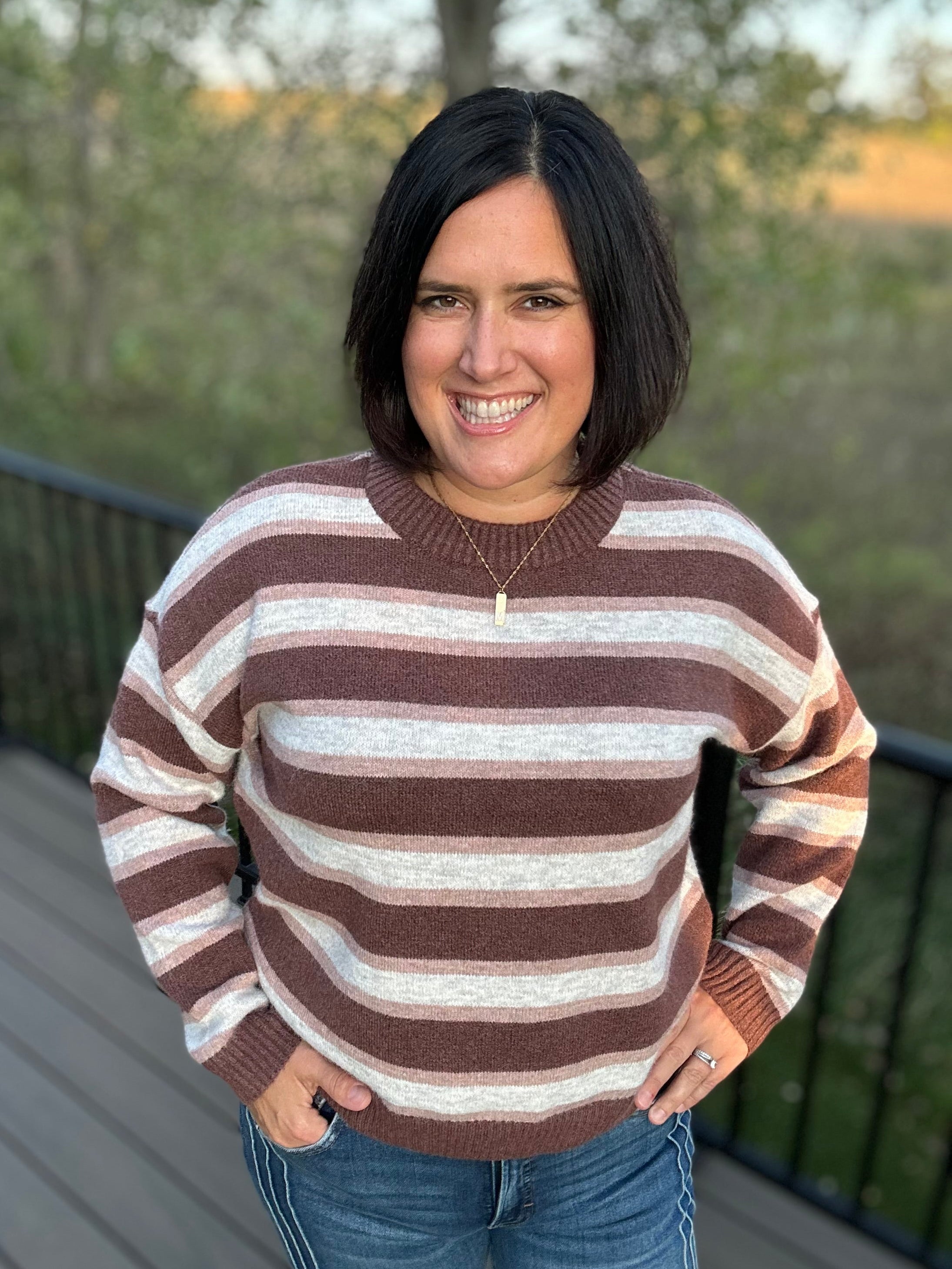Montgomery Stripe Sweater Tops- Sweaters THREAD & SUPPLY