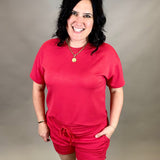 Red Rosie Shorts Bottoms - Shorts THREAD & SUPPLY