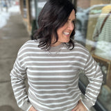 Ivory/Taupe Preston Sweater