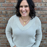 Cameron Crochet Sweater