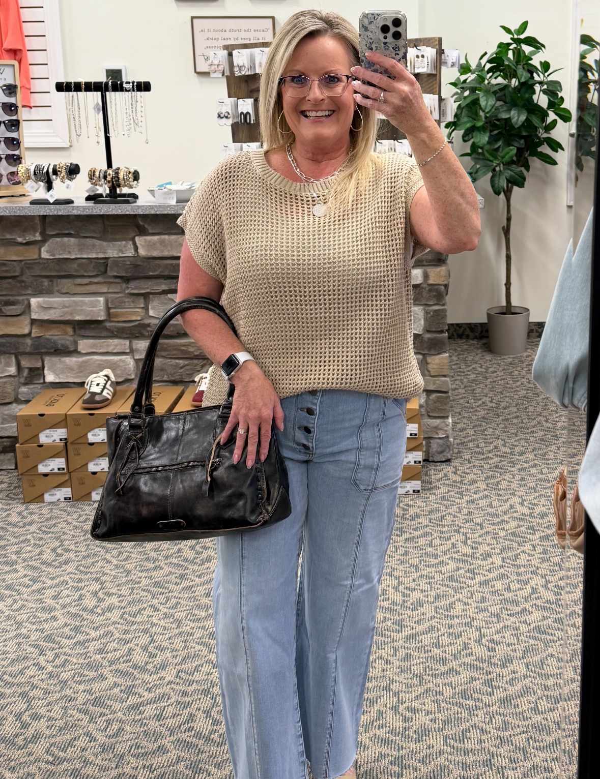 Tone w/ Light Base Wash Meg Jeans Bottom- Pants KUT FROM THE KLOTH