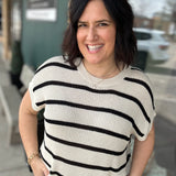 Go-To Favorite Relaxed Fit Stripe Sweater Top - Sweater IN FEBRUARY