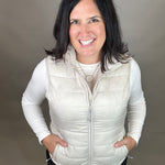 Sand Pacific Puffer Vest Outerwear - Vest STORM CREEK