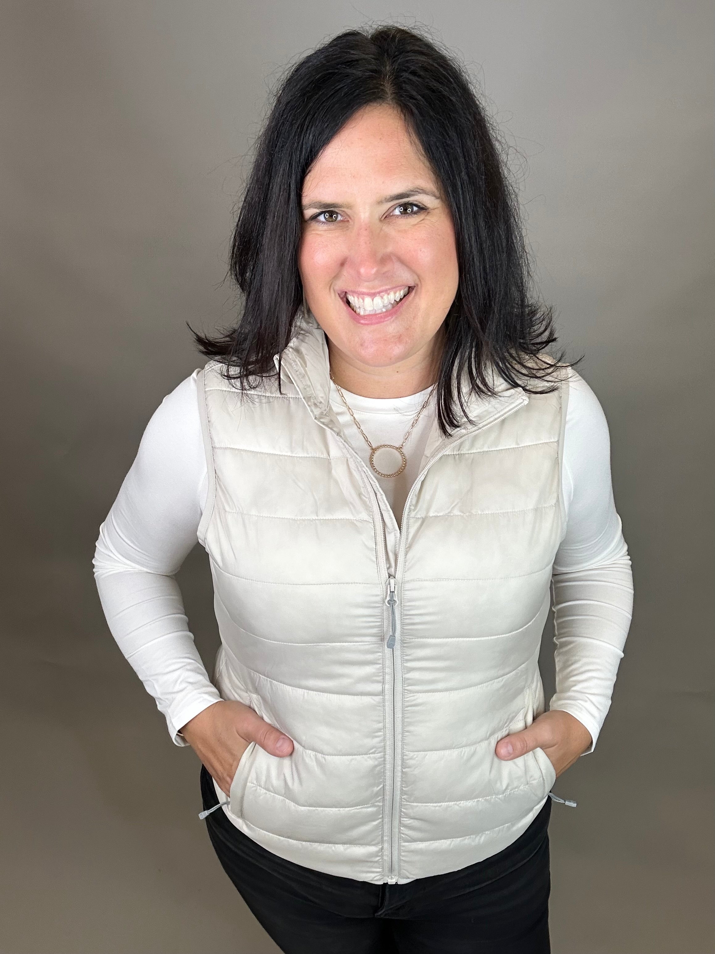 Sand Pacific Puffer Vest Outerwear - Vest STORM CREEK