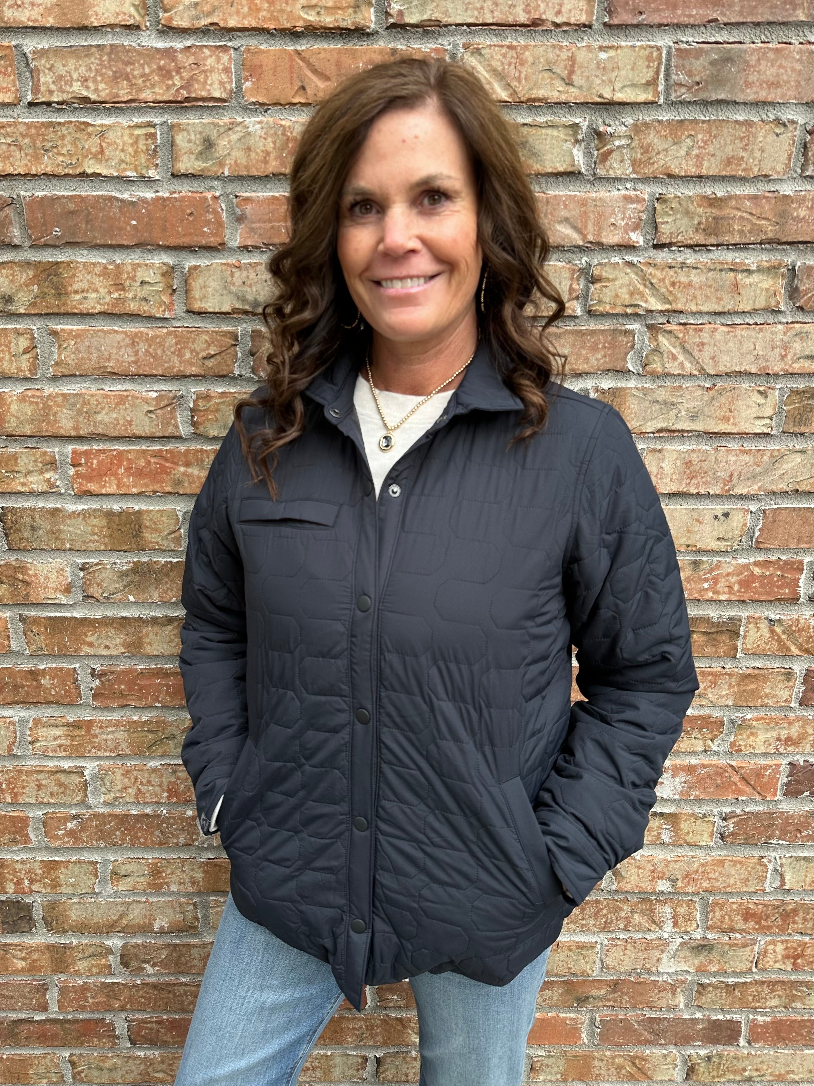 Black Artisan Shirt Jacket Outerwear- Jackets STORM CREEK