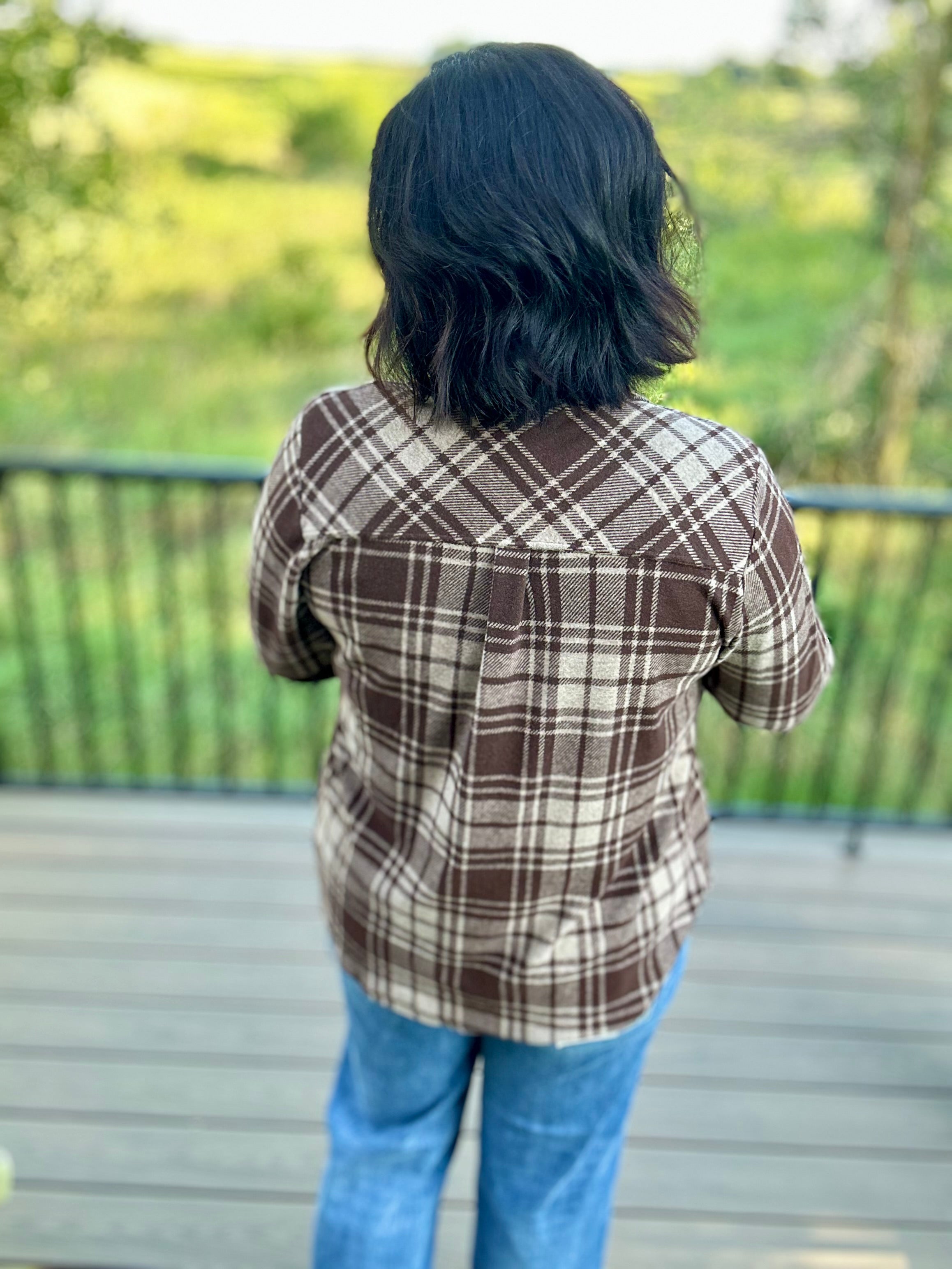 Markus Tan & Brown Plaid Button-Up Tops - Button Ups PANACHE